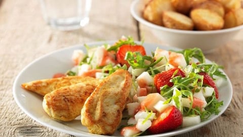 Salade au Poulet et aux Fruits