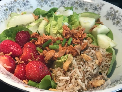 Salade au Riz Basmati, Thon Thaï