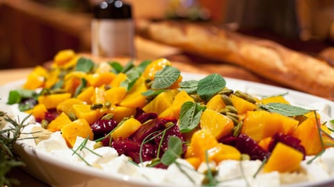 Salade Chaude D'automne à la Marjolaine