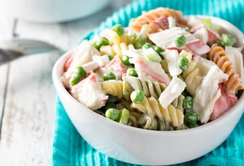 Salade Crémeuse de Pâtes aux Fruits de Mer