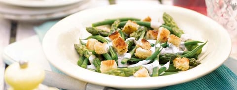 SALADE D’ASPERGES ET DE HARICOTS VERTS