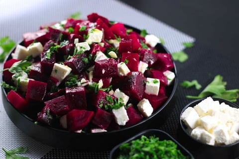 Salade de Betteraves et Fromage Feta