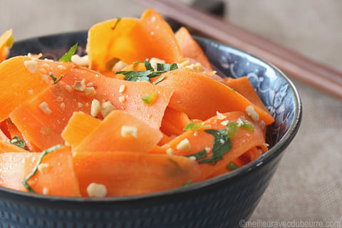 Salade de Carottes à L’asiatique