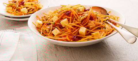 Salade de Carottes aux Gouda et aux Canneberges