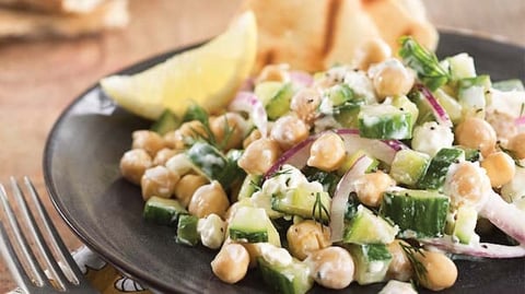 Salade de Concombre et de Pois Chiches