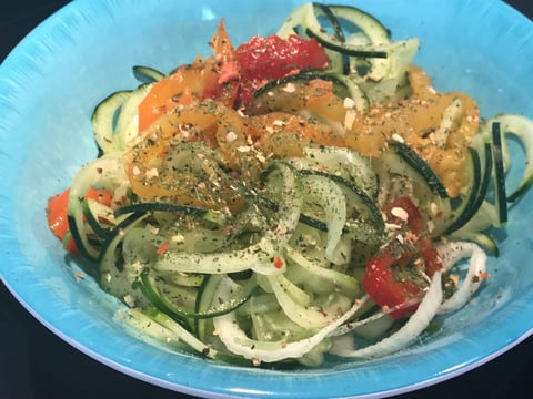 Salade de Concombre en Spirale