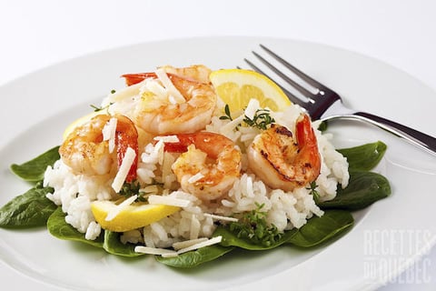 SALADE DE CREVETTES À LA THAÏ