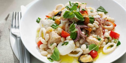 Salade de Fruits de Mer Tièdes à *L’amalfitaine