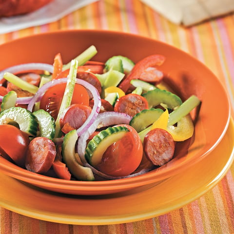 Salade de Légumes au Chorizo
