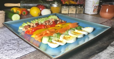 Salade de Légumes et de Légumineuses Santé