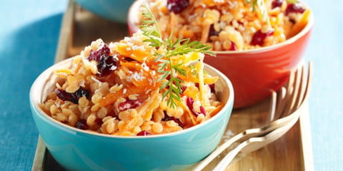 Salade de Lentilles Corail et Carottes