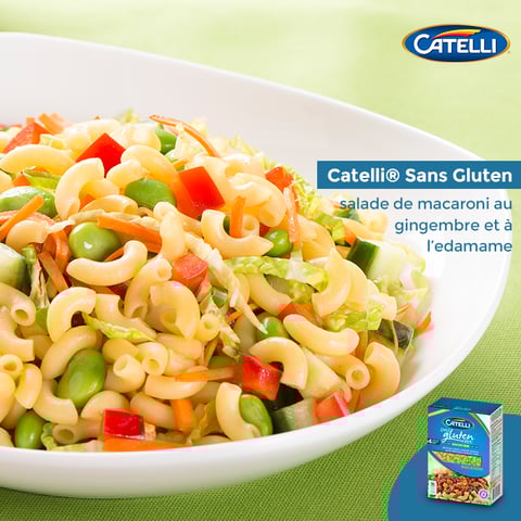 Salade de Macaroni au Gingembre et à L’edamame