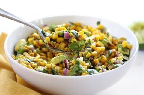 Salade de Maïs et D’avocat