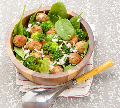 Salade de Mini-Boulettes