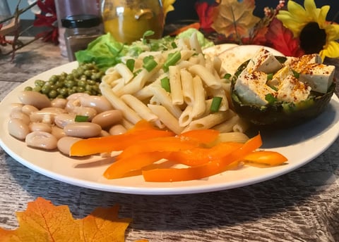 Salade de Pâte Ensoleillée tout Végé