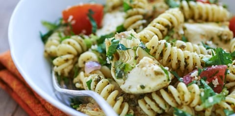 Salade de Pâte Tomates et Artichauts