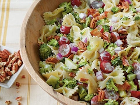 Salade de Pâtes, Brocolis et Bacon