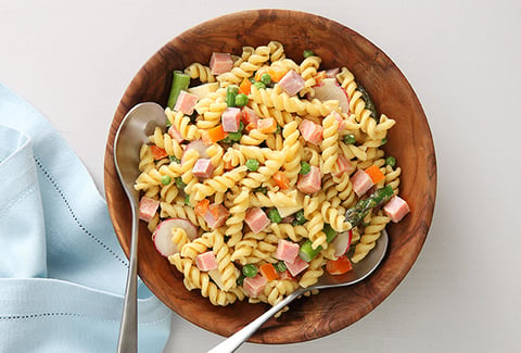 Salade de Pâtes Fraîches avec du Jambon