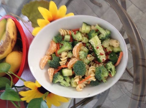 SALADE DE PÂTE AGRUMES BROCOLI