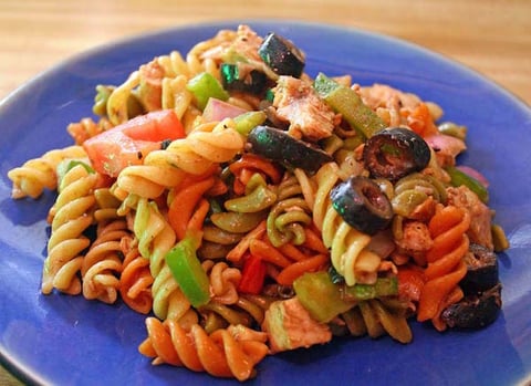 Salade de Pâtes au Poulet Rôti
