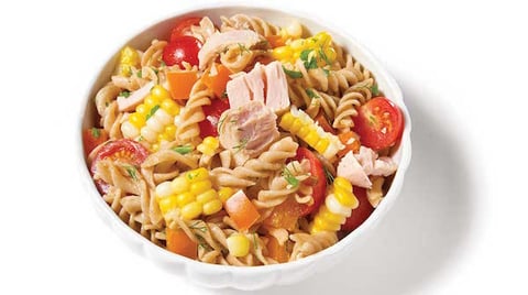 Salade de Pâtes, de Maïs et de Thon
