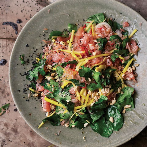 Salade de Pomélo, Mangues et Cresson, de Yotam Ottolenghi
