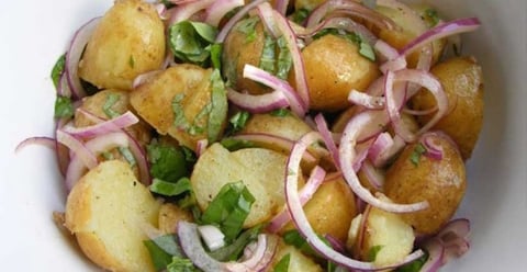Salade de Pommes de Terre Citron Basilic