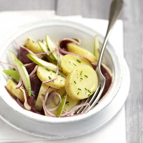 Salade de Pommes de Terre et Magret aux Pommes Granny