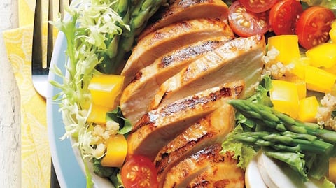 Salade de Poulet Grillé au Vinaigre Balsamique