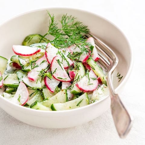 Salade de Radis et de Concombre