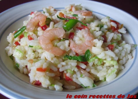 Salade de Riz aux Crevettes