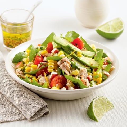 Salade de Thon, Pommes et Maïs
