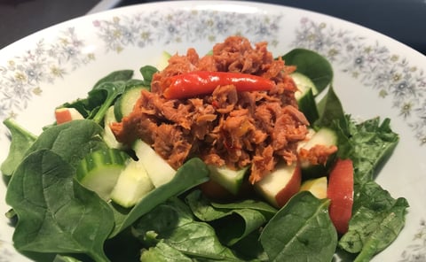 Salade D'épinards et Thon