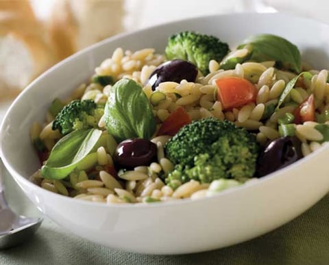 Salade d'orzo au Poisson et Légumes d'hier