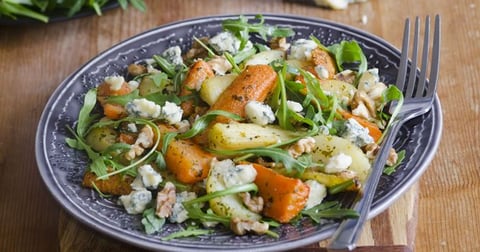 Salade Froide de Carotte et de Panais au Roquefort