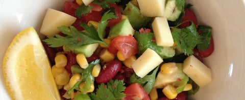 SALADE MEXICAINE AU FROMAGE LE CALUMET