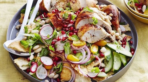 Salade Orientale Haricots-Concombre