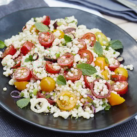 Salade Tiède de Couscous Israélien