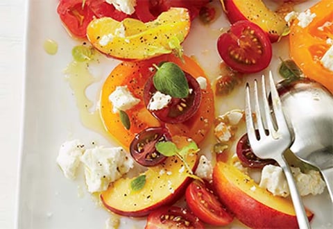 Salade de Tomates et de Nectarines