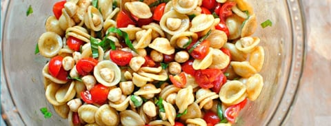 Salade Tomates Pois Chiches Basilic