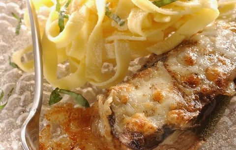Saltimbocca de Veau aux Aubergines et Mozzarella