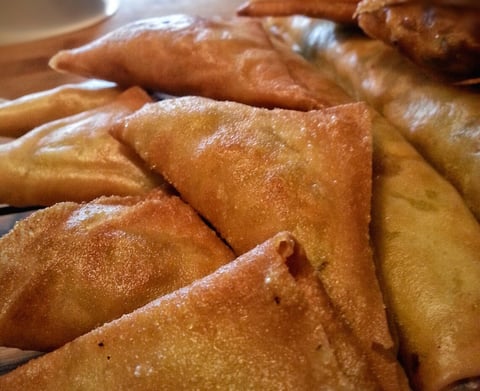 Samoussas de Porc aux Épices de L'Inde, Original & Savoureux