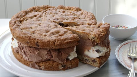 Sandwich à la Crème Glacée Géant Sans Gluten