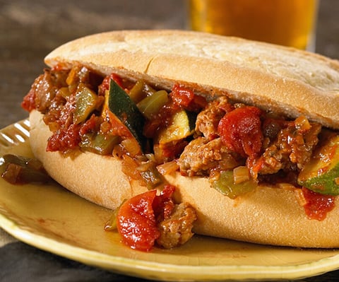 Sandwich Croûté à la Saucisse