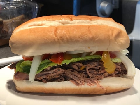 Sandwich de Boeuf Effiloché