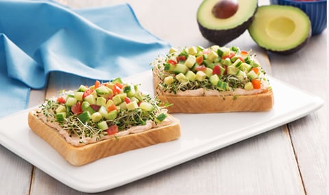 Sandwich Ouvert Californien