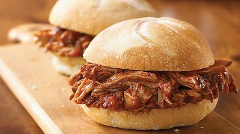 Sandwichs au Porc Effiloché