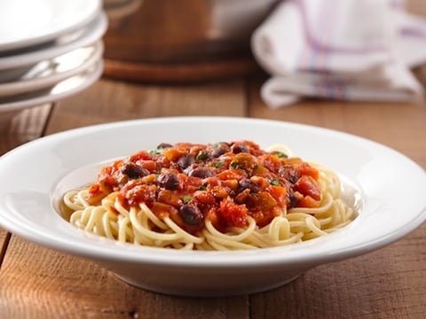 SAUCE À SPAGHETTI AUX HARICOTS NOIRS