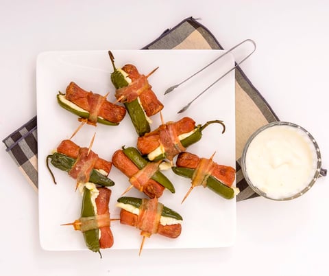 Saucisses au Bacon et au Piment Fort