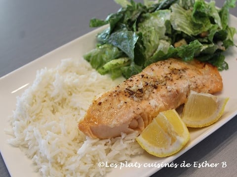 Saumon à L'ail et au Citron